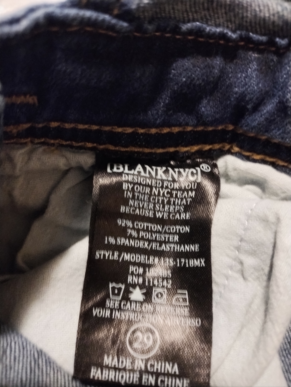 Blank NYC Women's  Blue Denim Relaxed Overalls - Picture 2 of 5